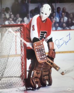 Autographed 16x20 BERNIE PARENT Philadelphia Flyers Photo JSA