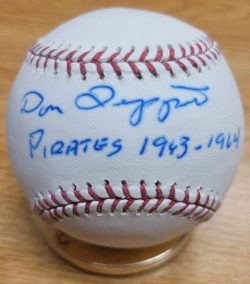 Autographed DON LEPPERT Official Major League Baseball