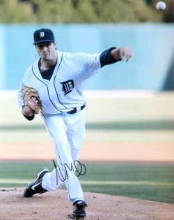 AUTOGRAPHED ANDREW MILLER 16x20 Detroit Tigers Photo