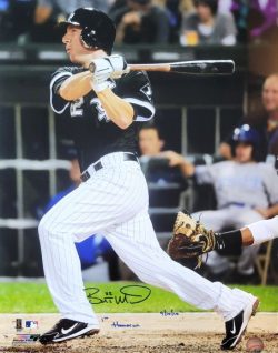 AUTOGRAPHED BRENT MOREL 16x20 Chicago White Sox Photo