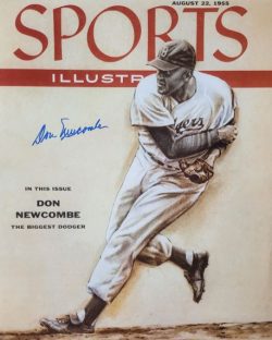 Autographed Don Newcombe 16x20 Brooklyn Dodgers Photo