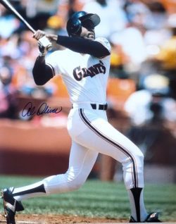 Autographed Al Oliver San Francisco Giants 16X20 photo
