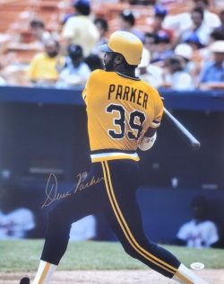 Autographed DAVE PARKER 16X20 Pittsburgh Pirates Photo JSA