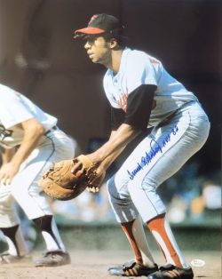 Autographed FRANK ROBINSON 16X20 Baltimore Orioles photo JSA