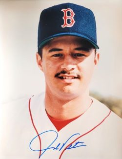 AUTOGRAPHED JOHN VALENTIN 16x20 Boston Red Sox photo