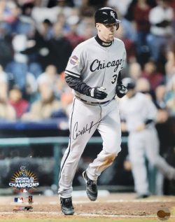 AUTOGRAPHED CHRIS WIDGER 16x20 Chicago White Sox Photo
