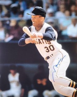 Autographed MAURY WILLS 16x20 Photo Pittsburgh Pirates