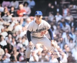 Autographed Maury Wills "MVP NL 62" Los Angeles Dodgers 16x20 Photo