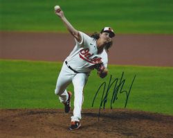 AUTOGRAPHED HUNTER HARVEY 8X10 Baltimore Orioles Photo