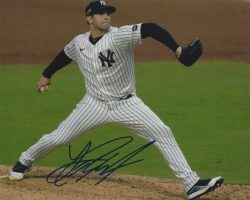 AUTOGRAPHED LUIS CESSA 8X10 NEW YORK YANKEES photo