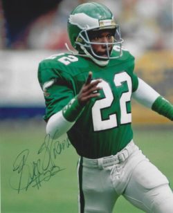 Autographed BRENARD WILSON 8x10 Philadelphia Eagles Photo