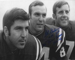 AUTOGRAPHED ART GRAHAM New England Patriots 8x10 photo