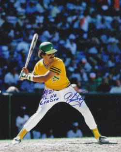 AUTOGRAPHED TONY ARMAS 8x10 Oakland A's Photo