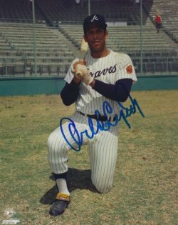 Autographed ORLANDO CEPEDA 8X10 Atlanta Braves Photo