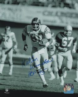 Autographed KELLEN WINSLOW "HOF 95" 8X10 San Diego Chargers Photo