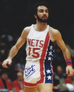 Autographed DAVE WOHL 8X10 New York Nets Photo