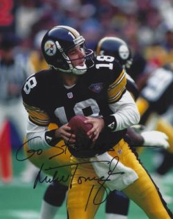 Autographed MIKE TOMCZAK 8X10 Pittsburgh Steelers Photo