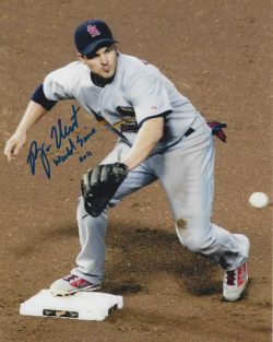 AUTOGRAPHED RYAN THERIOT 8x10 St. Louis Cardinals photo