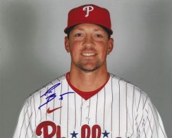 AUTOGRAPHED ANDREW BELLATTI 8x10 Philadelphia Phillies Photo