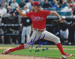 AUTOGRAPHED MARK APPEL 8X10 Philadelphia Phillies Photo