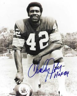 Autographed CHARLEY TAYLOR 8x10 Washington Redskins Photo