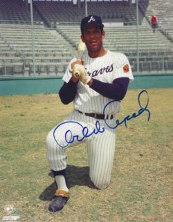 Autographed ORLANDO CEPEDA 8X10 Atlanta Braves Photo
