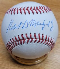 Autographed ROBERT MANFRED Official Major League Baseball