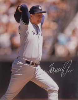 Autographed TOMMY JOHN 11X14 New York Yankees photo
