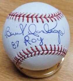 Autographed BENITO SANTIAGO "87 ROY" Official Major League Baseball
