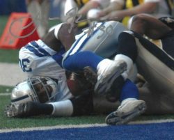 Autographed LANCE FRAZIER Dallas Cowboys 8X10 Photo