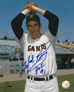 Autographed GAYLORD PERRY "HOF 91" San Franciso Giants 8X10 photo