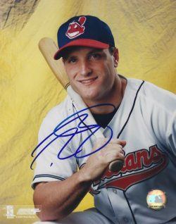 AUTOGRAPHED RUSSELL  BRANYAN 8x10 Cleveland Indians Photo