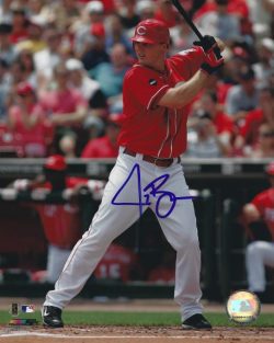 AUTOGRAPHED JAY BRUCE  8X10 Cincinnati Reds Photo