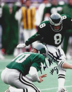 AUTOGRAPHED PAUL MCFADDEN 8x10 Philadelphia Eagles Photo