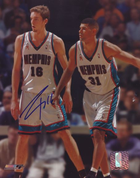 Marc Gasol Toronto Raptors Grizzlies NBA Signed Auto 8x10 Photo