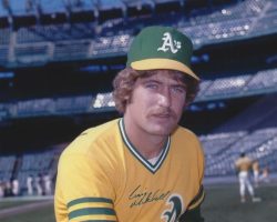AUTOGRAPHED CRAIG MITCHELL 8x10 Oakland A's Photo