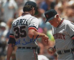 AUTOGRAPHED WALT TERRELL 8X10 Detroit Tigers Photo