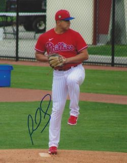 Autographed FRANCISCO MORALES 8X10 Philadelphia Phillies Photo