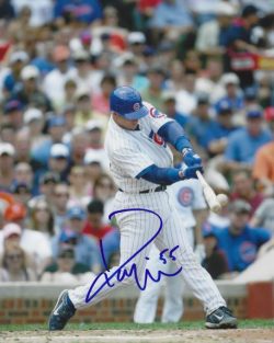 AUTOGRAPHED KOYIE HILL 8X10 Chicago Cubs Photo