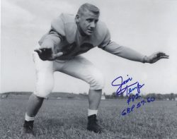 Autographed JIM TEMP 8x10 Green Bay Packers Photo