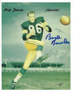 Autographed BOYD DOWLER 8X10 Green Bay Packers Photo