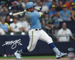AUTOGRAPHED HUNTER RENFROE 8X10 Milwaukee Brewers Photo