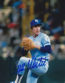 AUTOGRAPHED RENIE MARTIN 8X10 Kansas City Royals Photo