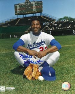 AUTOGRAPHED JIM MUDCAT GRANT 8X10 Los Angeles Dodgers
