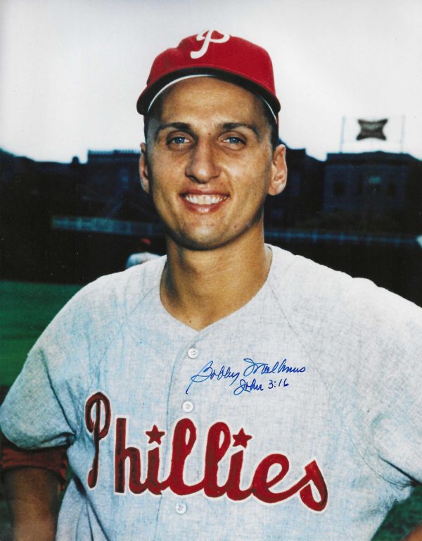 AUTOGRAPHED BOBBY MALKMUS 8X10 Philadelphia Phillies Photo