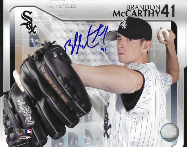 AUTOGRAPHED  BRANDON MCCARTHY Chicago White Sox 8x10 photo