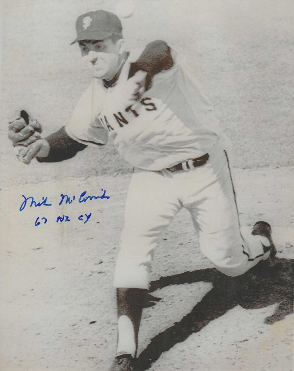 Autographed Mike McCormick San Francisco Giants 8x10 Photo
