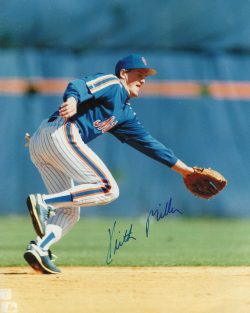 AUTOGRAPHED KEITH MILLER  New York Mets 8x10 photo