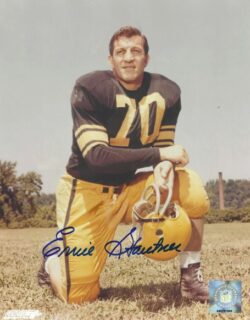 Autographed ERNIE STAUTNER 8X10 Pittsburgh Steelers Photo