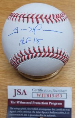 Autographed TREVOR HOFFMAN "HOF 18" Official Major League Baseball JSA